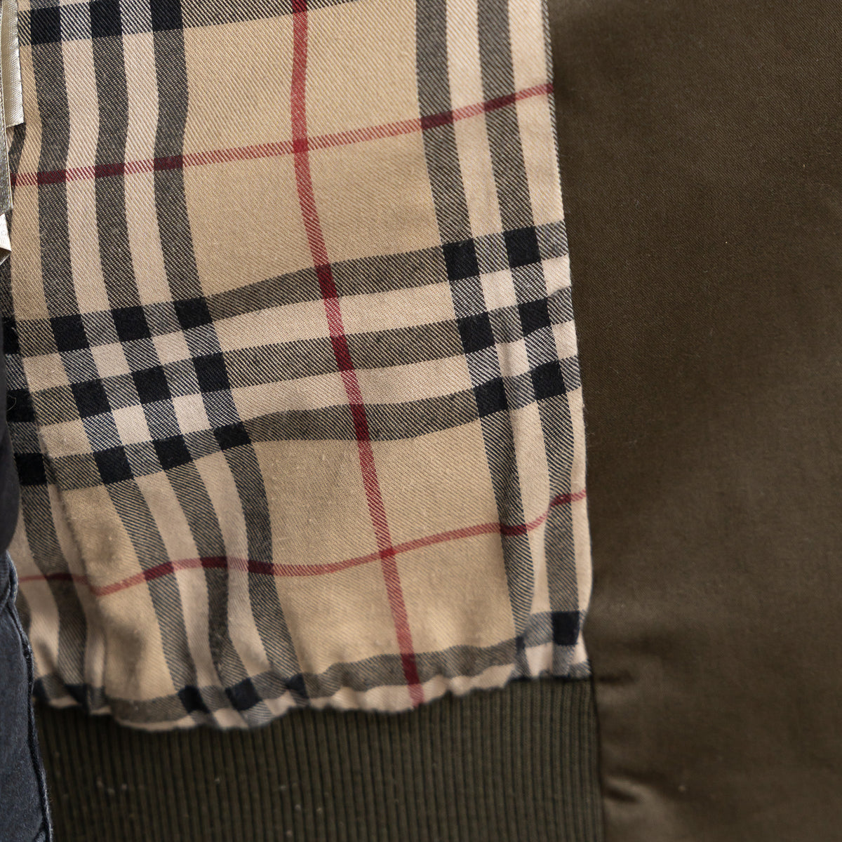 Burberry Brown/Green Cropped Trench Coat Size 4