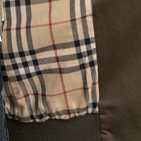 Burberry Brown/Green Cropped Trench Coat Size 4