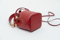 Fendi Mini "Mon Tresor" Mini Bucket Bag in Red