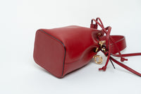 Fendi Mini "Mon Tresor" Mini Bucket Bag in Red