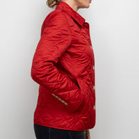 Burberry Red Quilted Jacket Size S