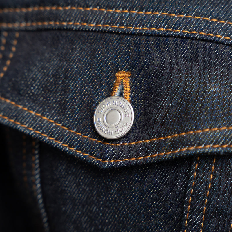 Dior Dark Navy Denim Jacket Size 48