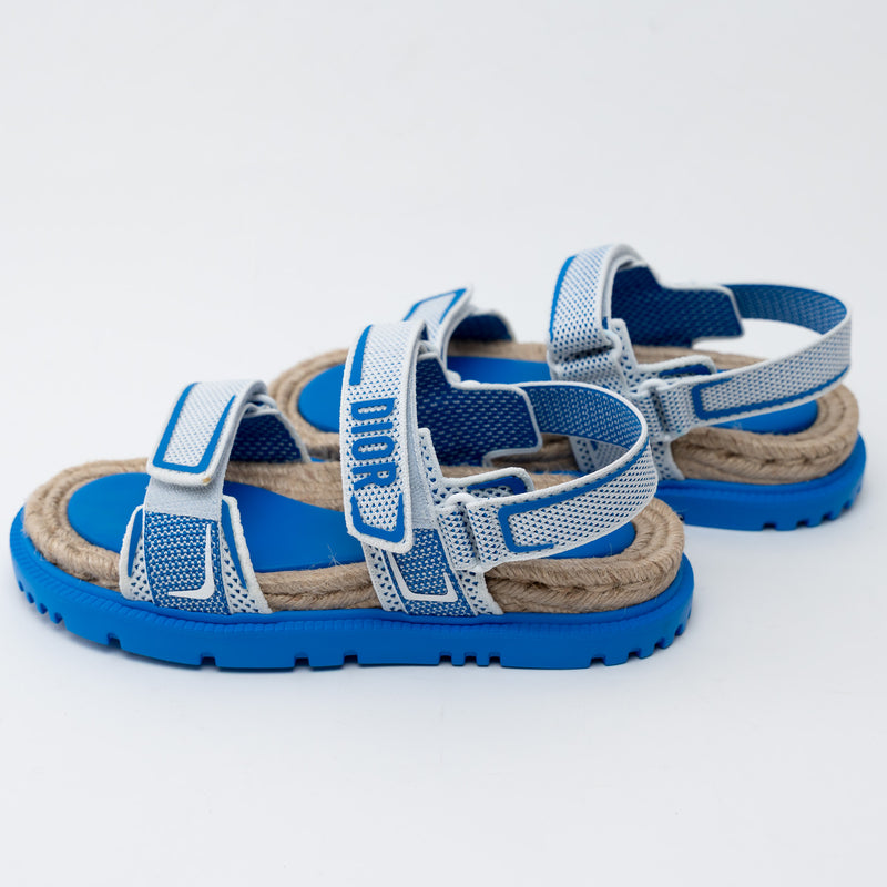 Dior Blue Dioract Tweed Sandal Size 38