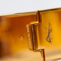 Hermes Gold Royal Blue Clic Clac H bracelet
