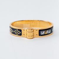 Hermes Gold Colliers De Chiens Hinged Bracelet