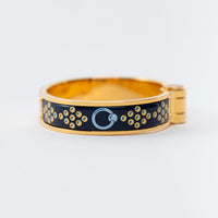 Hermes Gold Colliers De Chiens Hinged Bracelet