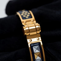 Hermes Gold Colliers De Chiens Hinged Bracelet
