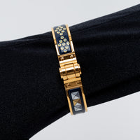 Hermes Gold Colliers De Chiens Hinged Bracelet