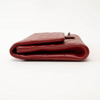 Pre-Loved Chanel™ Red Pebbled Leather Handbag