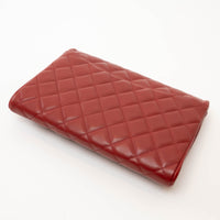 Pre-Loved Chanel™ Red Pebbled Leather Handbag