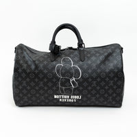 Louis Vuitton Black Monogram Canvas Vivienne Keepall 50