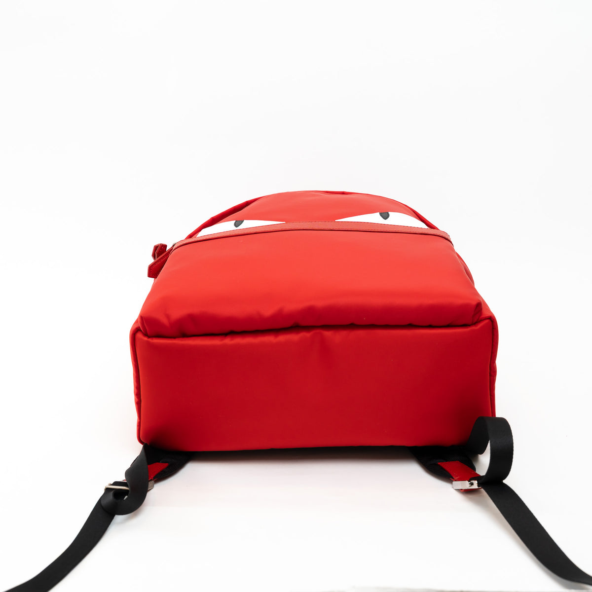 Fendi Red Nylon Monster Backpack