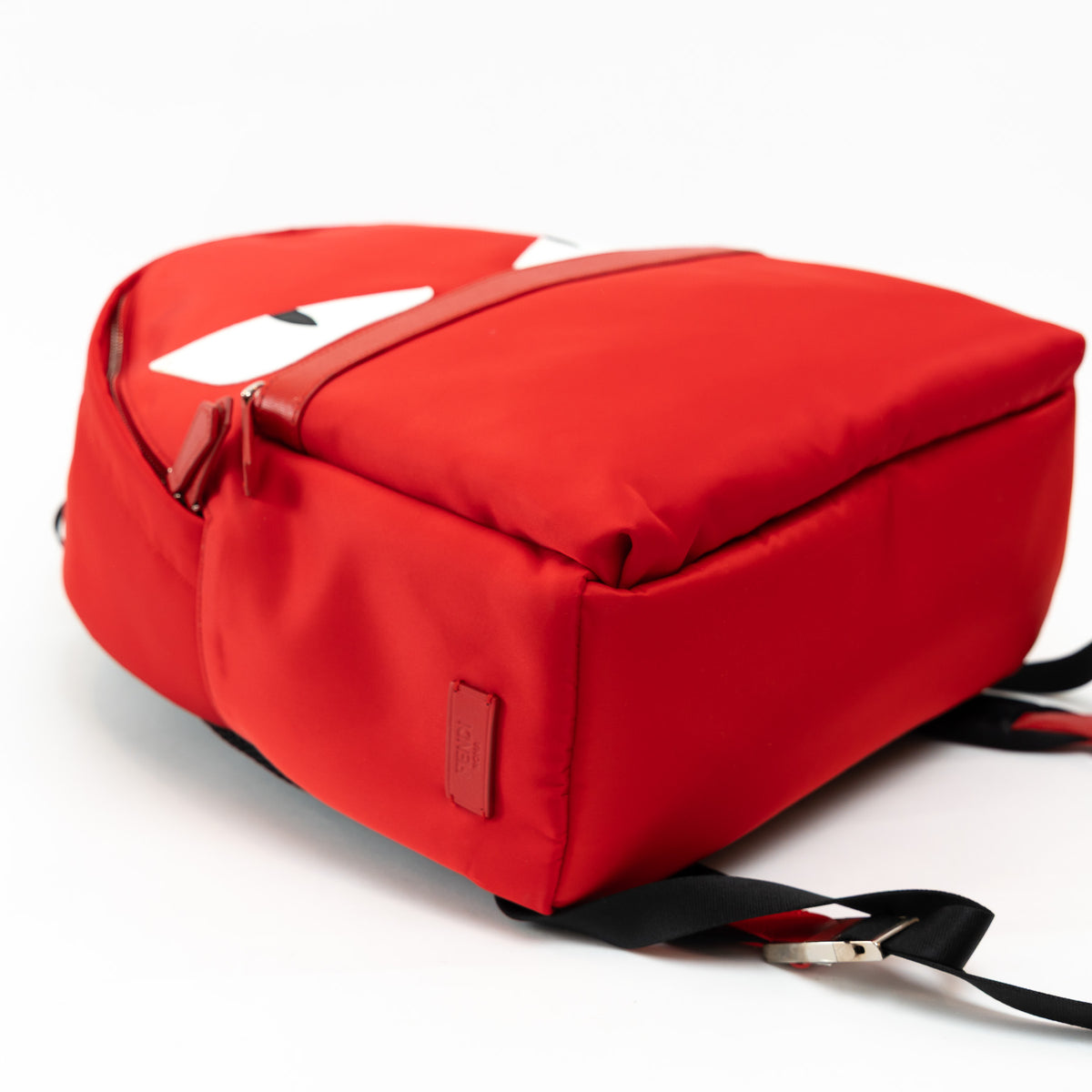 Fendi Red Nylon Monster Backpack