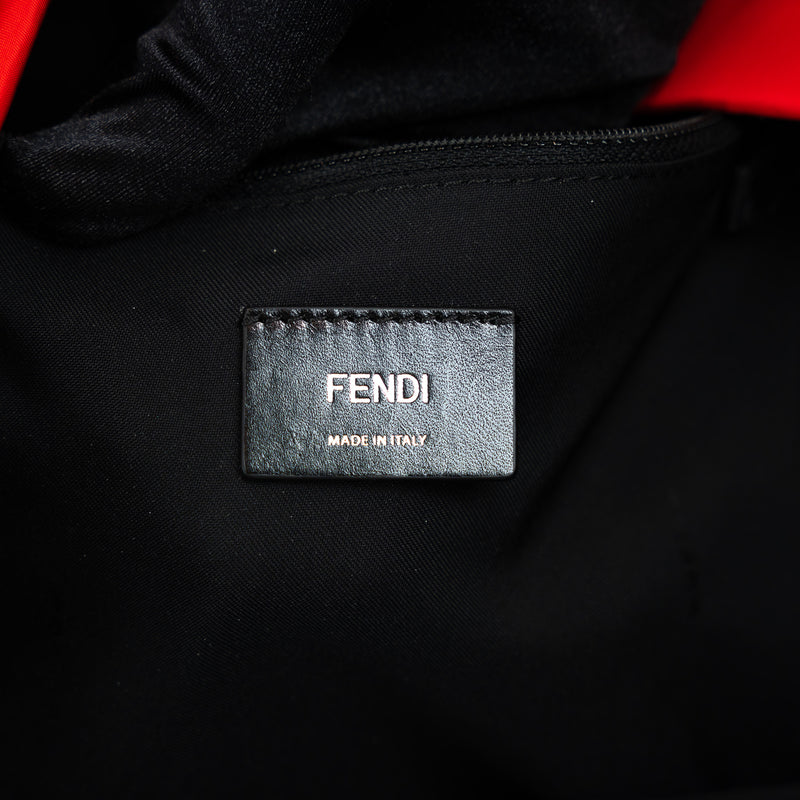 Fendi Red Nylon Monster Backpack