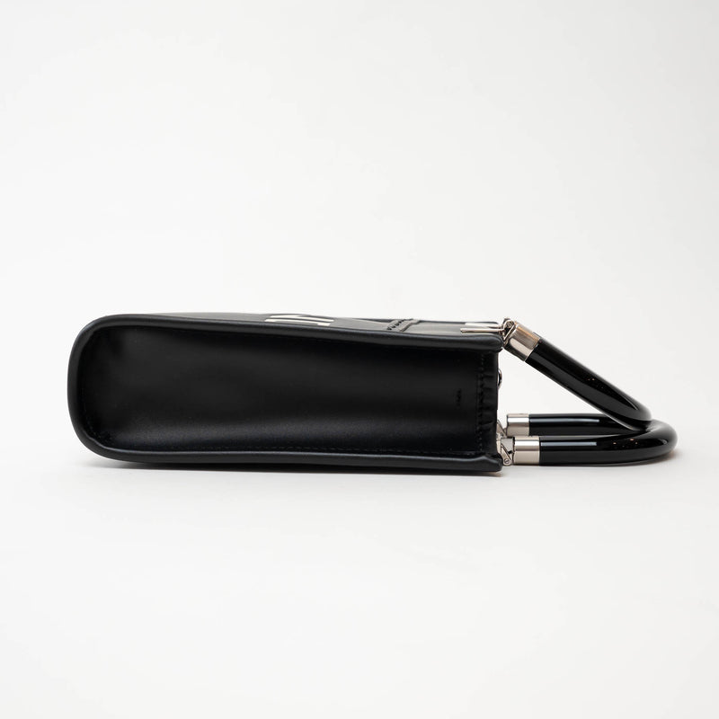 Fendi Black Leather Mini Sunshine Tote