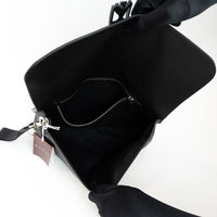 Gucci Black Grained Leather Medium Business Case