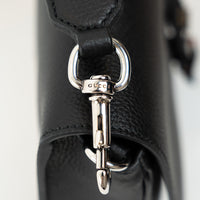 Gucci Black Grained Leather Medium Business Case