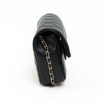 Pre-Loved Chanel™ Black Lambskin Leather My Precious Pearl Flap Bag