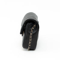 Pre-Loved Chanel™ Black Lambskin Leather My Precious Pearl Flap Bag