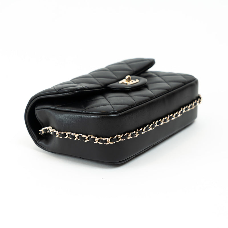 Pre-Loved Chanel™ Black Lambskin Leather My Precious Pearl Flap Bag
