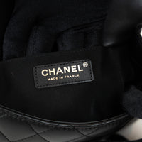 Pre-Loved Chanel™ Black Lambskin Leather My Precious Pearl Flap Bag