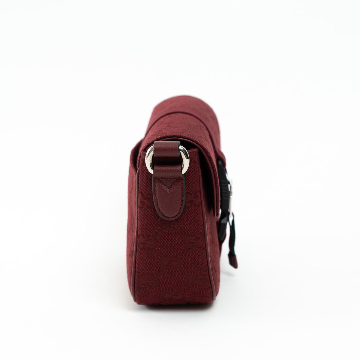 Gucci Burgundy GG Supreme Monogram Canvas Messenger Bag