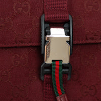 Gucci Burgundy GG Supreme Monogram Canvas Messenger Bag