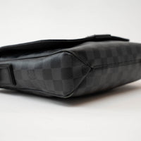 Louis Vuitton Black Damier Graphite Canvas District PM Messenger Bag
