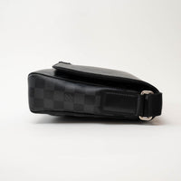 Louis Vuitton Black Damier Graphite Canvas District PM Messenger Bag