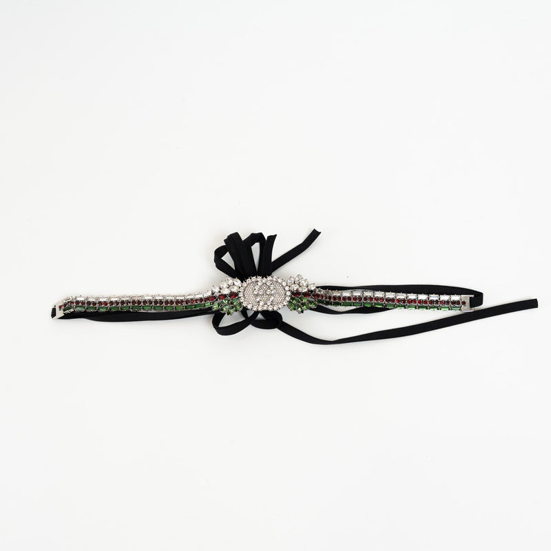 Gucci Multicolor Crystal Belt