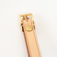 Louis Vuitton Grained Leather Luggage Tag