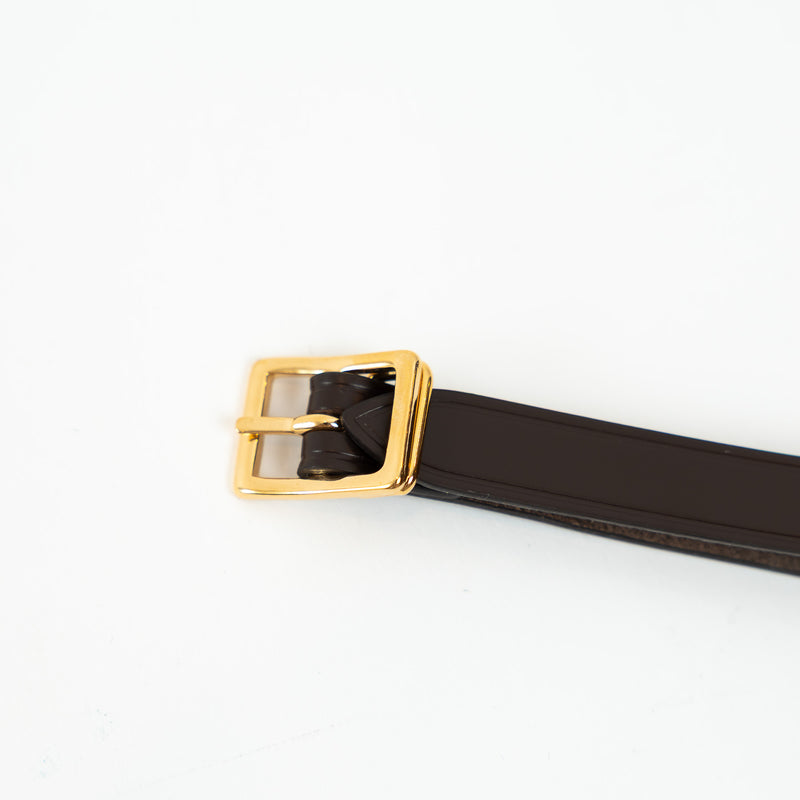 Louis Vuitton Grained Leather Luggage Tag