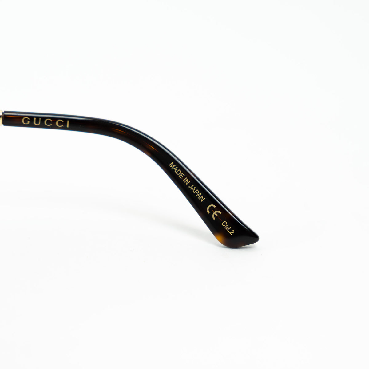 Gucci Tortoise Square Frame Sunglasses