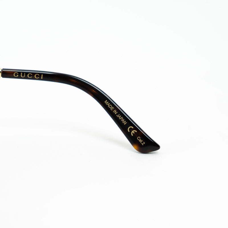 Gucci Tortoise Square Frame Sunglasses