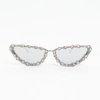 Dior Silver Crystal Embellished Miss Dior B1U Cateye Sunglasses