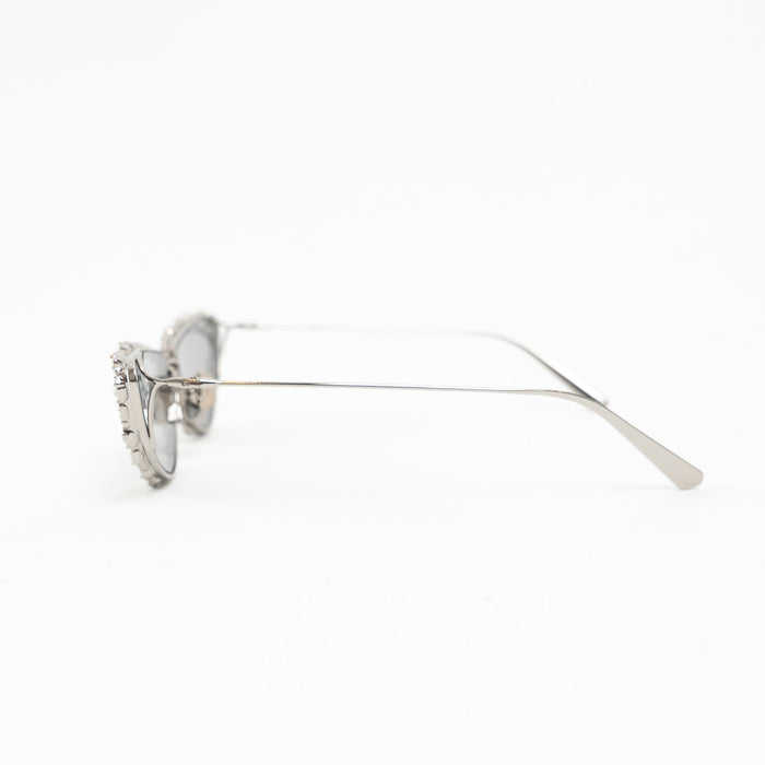 Dior Silver Crystal Embellished Miss Dior B1U Cateye Sunglasses