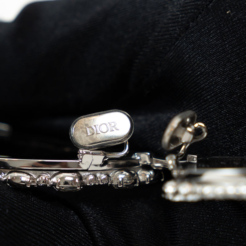 Dior Silver Crystal Embellished Miss Dior B1U Cateye Sunglasses