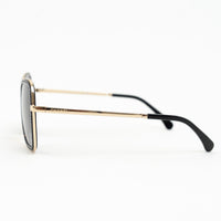 Pre-Loved Chanel™ Gold Tone Crystal Embellished Sunglasses