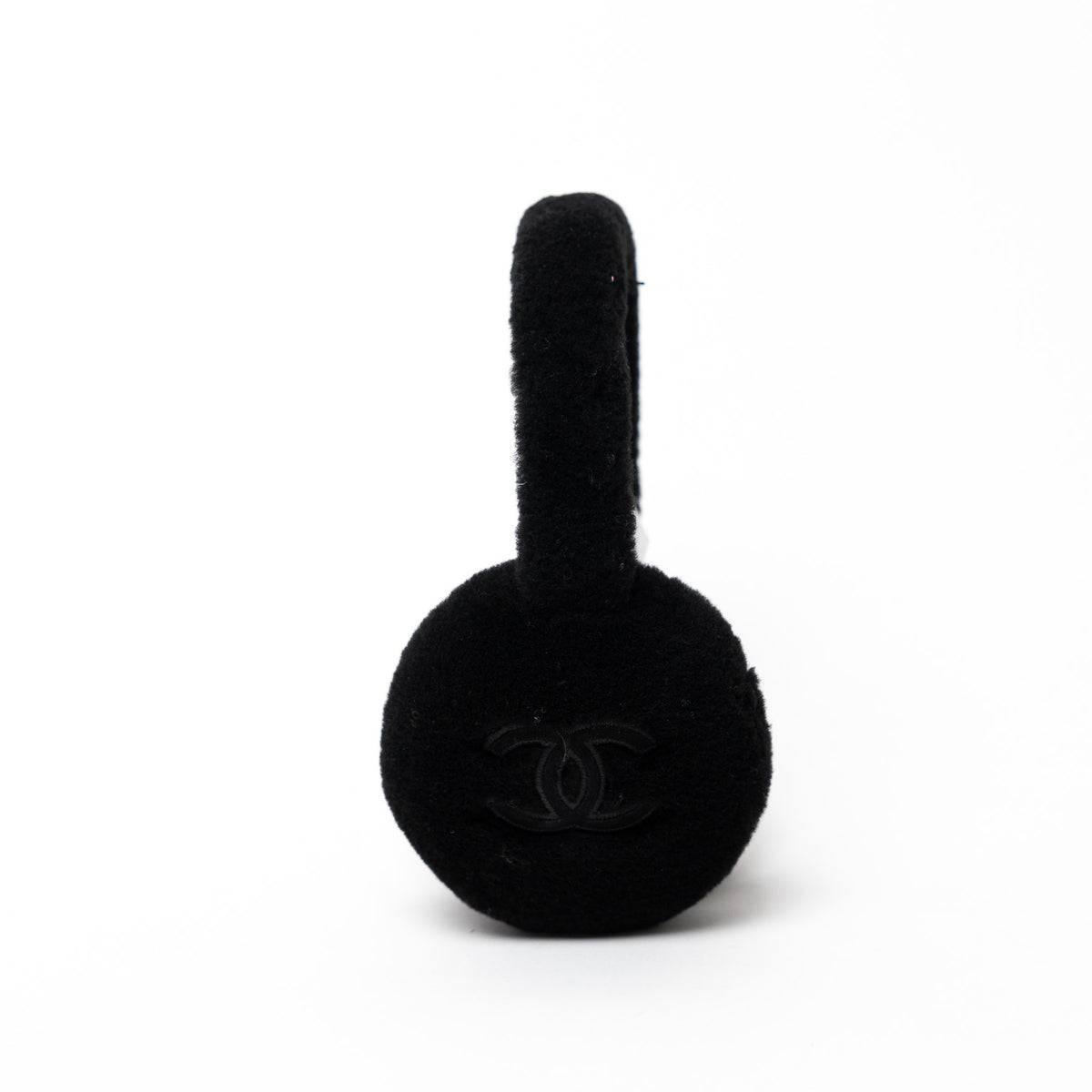 Pre-Loved Chanel™ Black Shearling Earmuffs