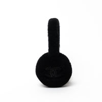 Pre-Loved Chanel™ Black Shearling Earmuffs