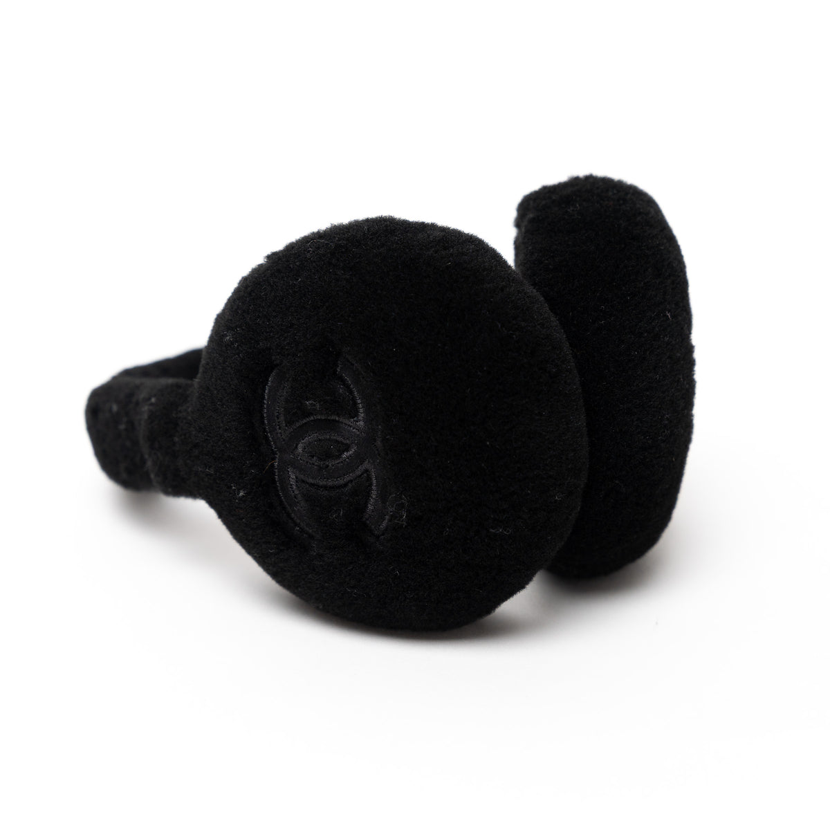Pre-Loved Chanel™ Black Shearling Earmuffs