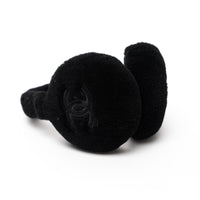 Pre-Loved Chanel™ Black Shearling Earmuffs