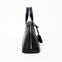 Louis Vuitton Black Epi Leather BB Alma Handbag with Guitar Strap