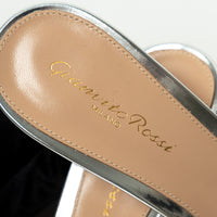 Gianvito Rossi Silver and PVC Mule Heels Size 39