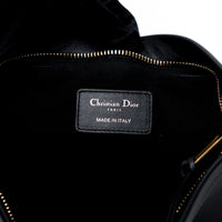 Dior Black Grained Leather Pouch