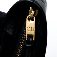 Dior Black Grained Leather Pouch