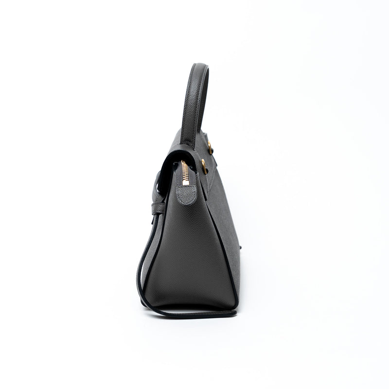 Celine Grey Calfskin Leather Nano Belt Bag