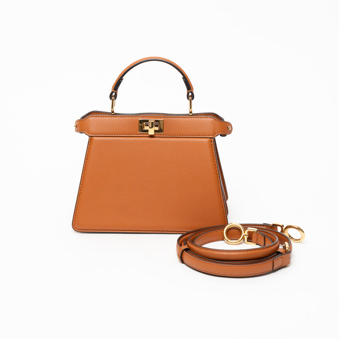Fendi Burnt Orange Peekaboo Handbag
