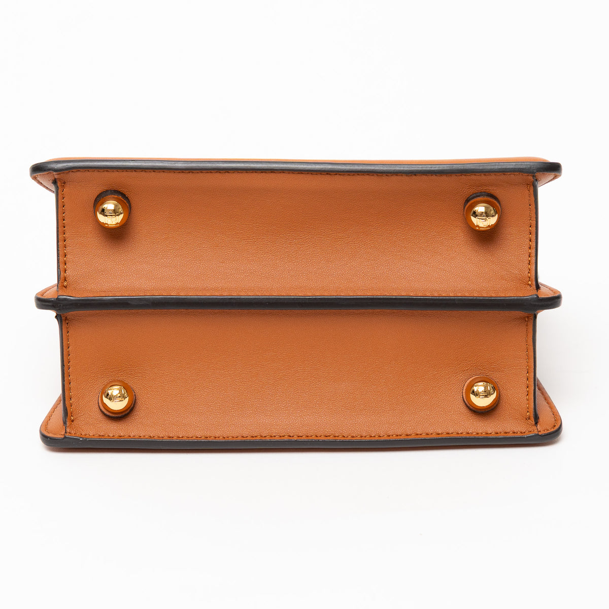 Fendi Burnt Orange Peekaboo Handbag