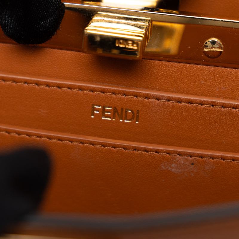 Fendi Burnt Orange Peekaboo Handbag